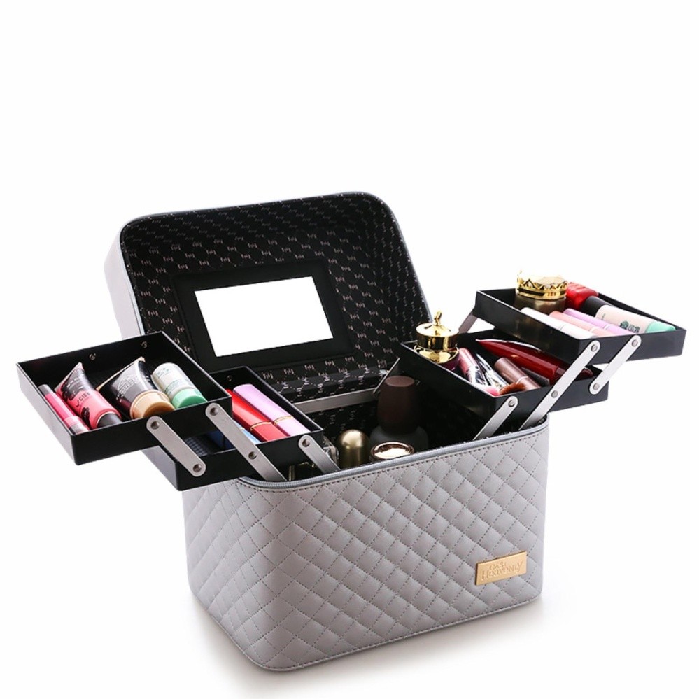 With 4 Lift Drawer Pu Leather Cosmetic Bag Make Up Storage Box Professional Makeup Bag Sliver 1505867926 24676029 B4b0af35a234b1f27d01521baf2d3fc6